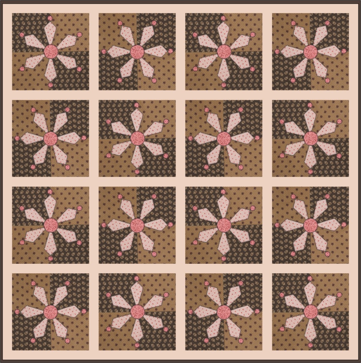 No ordinary flake 54inch quilt