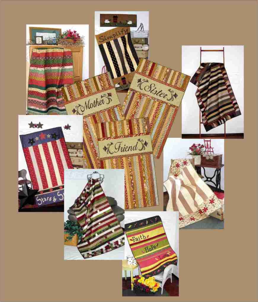 Quilt as you go quilts photographs 1-4-11