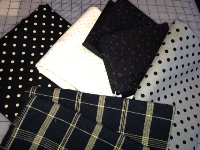 Shopping black fabrics