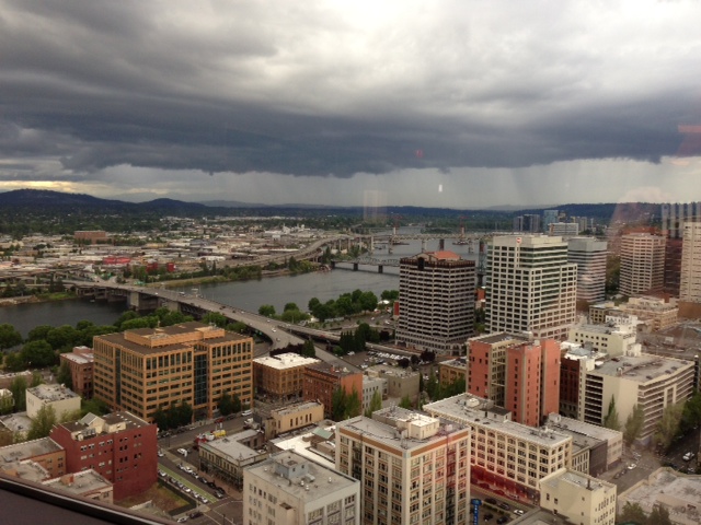 Portland skyline 2013