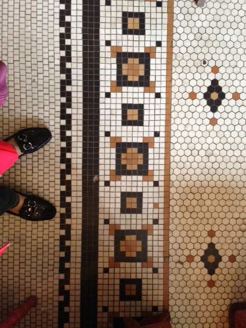 Tile floor at Astoria