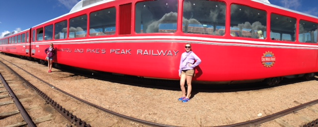 Denver cog Railway at Pikes Peak