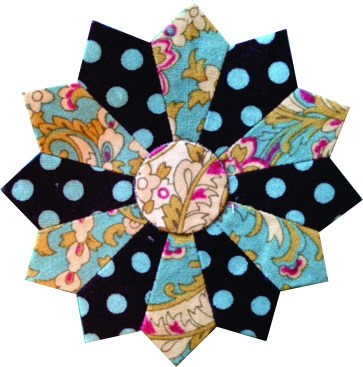 Suzn+Quilts+Tiny+Dresden+plate